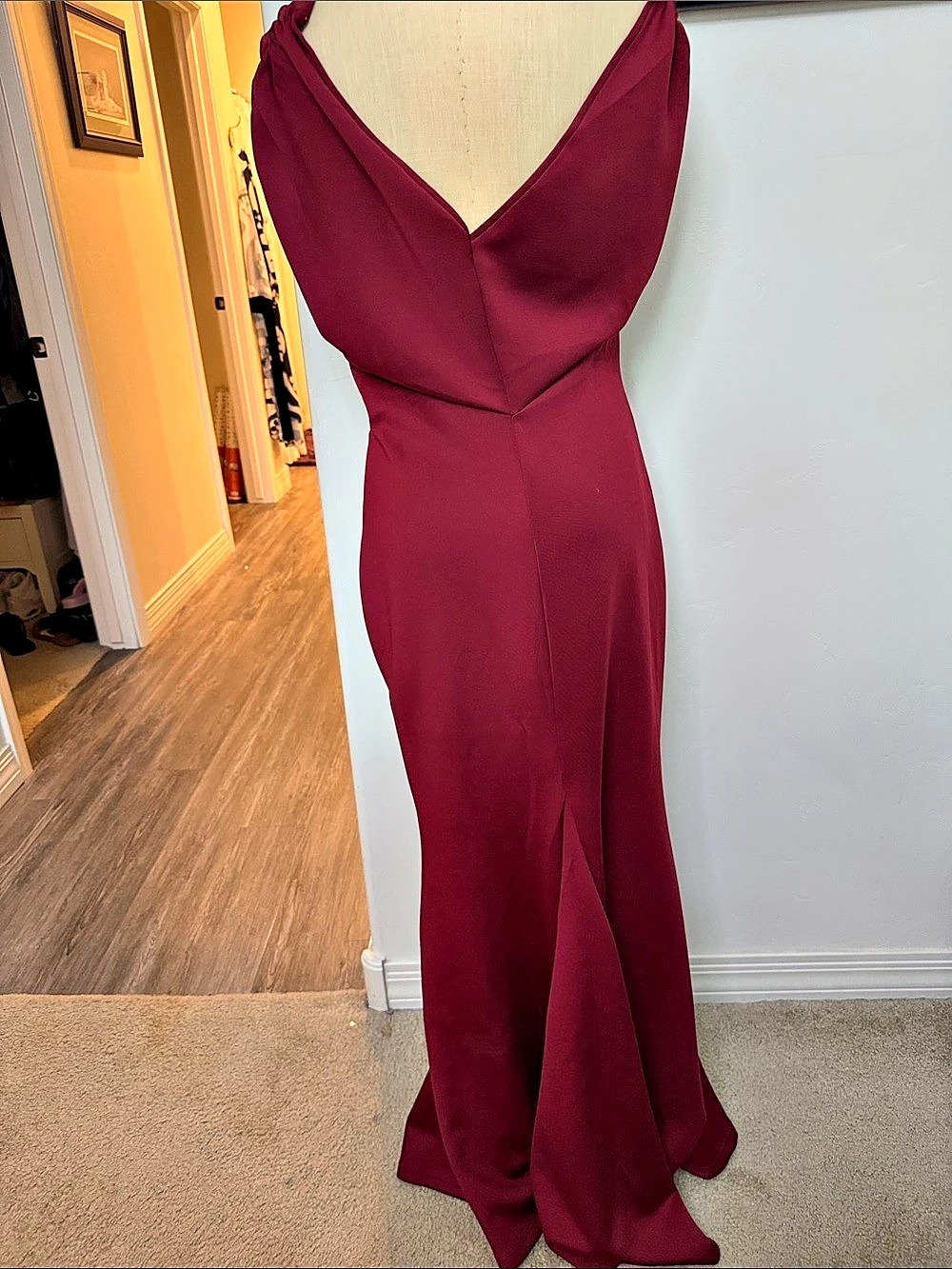 Burgundy Maxi Dress from Amazon - NWOT- size Large